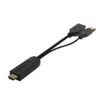 AISENS-A122-0642-cavo-e-adattatore-video-01-m-HDMI-tipo-A--Standard--DisplayPort---USB-Type-A-Nero