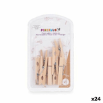 Pincello Pinze Pincello 401 Marrone Legno Grande (24 Unità)