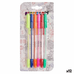 Pincello Set di Penne Pincello 492 Giallo Azzurro Rosso Verde Multicolore Arancio (12 Unità)