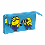 Minions Portaoggetti Triplo Minions Minionstatic Azzurro (22 x 12 x 3 cm)