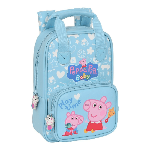 Peppa Pig Zaino per Bambini Peppa Pig Baby Azzurro Chiaro (20 x 28 x 8 cm)