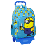 Minions Trolley per la Scuola Minions Minionstatic Azzurro (33 x 42 x 14 cm)