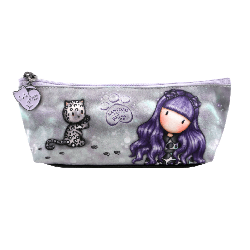 Gorjuss Astuccio Scuola Gorjuss Smitten kitten Nero Bianco (22.3 x 8.8 x 5.7 cm)