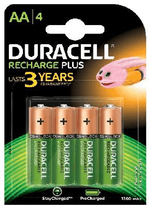 Duracell-4-LR06-1300mAh-Batteria-ricaricabile-Nichel-Metallo-Idruro--NiMH-