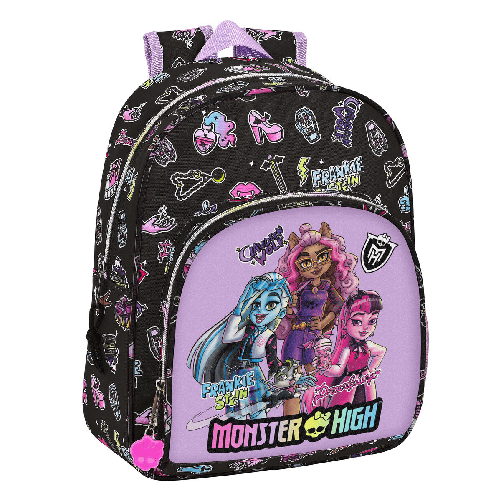 Monster High Zaino Scuola Monster High Creep Nero 28 x 34 x 10 cm
