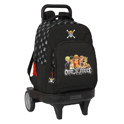 One Piece Trolley per la Scuola One Piece Nero 33 x 45 x 22 cm