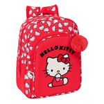 Hello Kitty Zaino Scuola Hello Kitty Iconic Bianco Rosso 26 x 34 x 11 cm