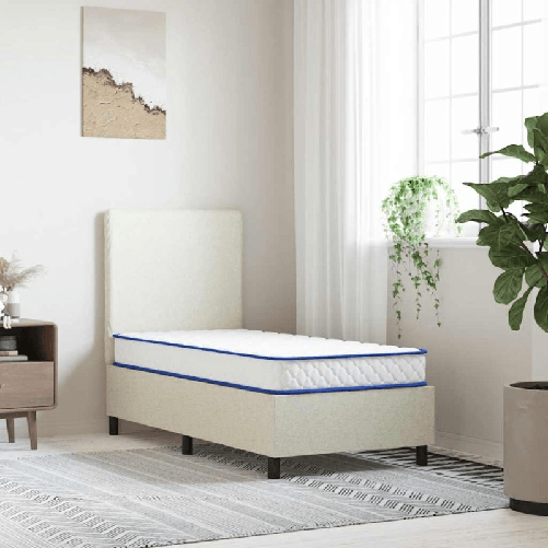 VidaXL Materasso Viscoelastico Bianco 80x160x17 cm