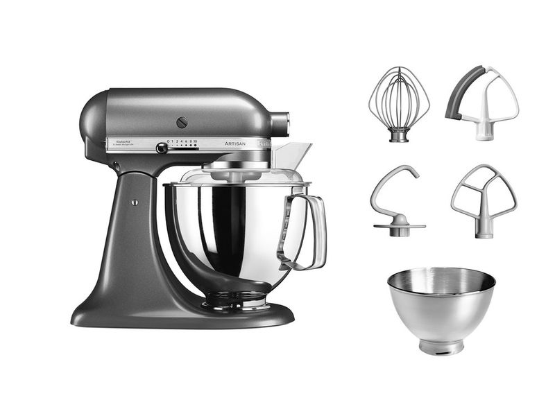 KitchenAid-Artisan-robot-da-cucina-300-W-48-L-Argento