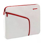 Atlantis Borsa notebook Tablet 7'' Philo-bianco+zip Rossa-tasca Laterale