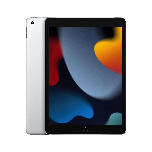 Apple-iPad---Cellular-9th-Generation-259-cm--102--64-GB-di-argento--display-retina-fotocamera-angolare-larga-8-MP-MK