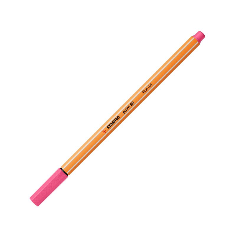 Punto-di-stabolo-88-Marker-di-punta-in-fibra-fine---04-mm-Storm---inchiostro-a-base-d-acqua---colore-rosa-chiaro