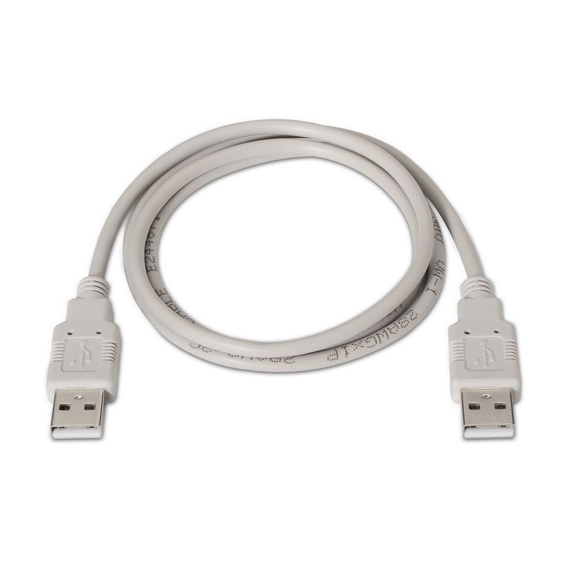 AISENS-A101-0022-cavo-USB-2-m-USB-2.0-USB-A-Beige