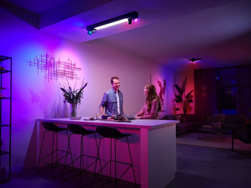 Philips-Hue-White-and-Color-ambiance-Centris-Plafoniera-Smart--4-punti-luce-GU10---LED-Integrato--Nera-in-Alluminio