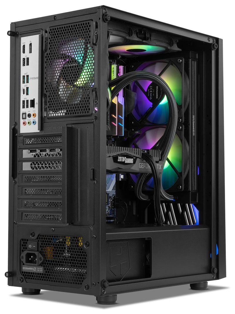 NOX-HUMMER-FROST-CAJA-Semiterire-ATX-Micro-ATX---Pannello-laterale-in-vetro-temperato---3x-SSD-2.5---2x-HDD-3.5---USB-3