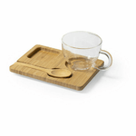 BigBuy Home Tazza con Piatto 146482 (180 ml)