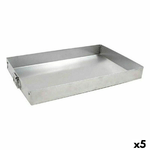 VR Stampo Rettangolare VR Argentato Alluminio 30 x 19 x 3,5 cm (5 Unità)
