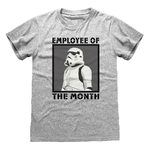 Star Wars Maglia a Maniche Corte Star Wars Employee of the Month Grigio Unisex
