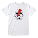 Star Wars Maglia a Maniche Corte Unisex Star Wars Ziggy Stormtrooper Bianco