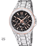 JAGUAR OROLOGIO TEMPO UOMO JAGUAR SWISS MADE J1039 4 44 NERO ACCIAIO ORIGINALE PE 2025
