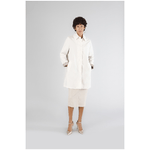 CAF&egrave;NOIR CAPPOTTO SPOLVERINO TRENCH DONNA CAFE NOIR C7JI0088 BEIGE ORIGINALE PE 2025