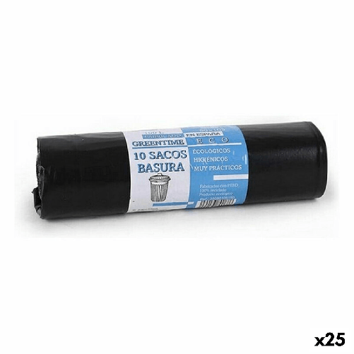 Green Time Sacchetti per la Spazzatura Eco Green Time GR37473 100 L (25 Unità)