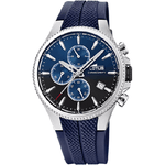 LOTUS OROLOGIO CRONOGRAFO UOMO LOTUS 18621 B 42 BLU GOMMA ORIGINALE PE 2025