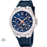 JAGUAR OROLOGIO TEMPO UOMO JAGUAR SWISS MADE J1040 2 44 BLU PELLE ORIGINALE PE 2025