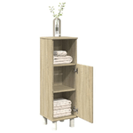 VidaXL Mobile da Bagno Rovere Sonoma 30,5x30x95cm in Truciolato
