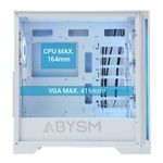 Abysm-Gaming-Danube-Mura-White-BX300-ARGB-Tower-Case-ATX-EATX-ITX-micro-ATX---Lato-in-vetro-temperato---35--e-25---