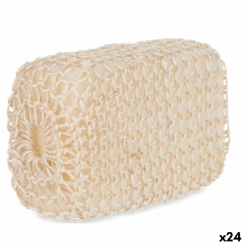 Berilo Spugna per il Corpo Berilo B7083-7 Bianco Beige 9 x 14 x 6 cm (24 Unità)