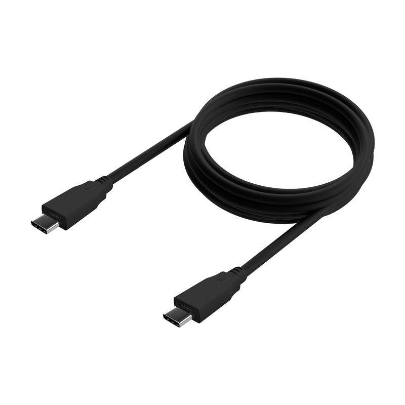 Aisens-Cable-USB-3.2-GEN2X2-20GBPS-8K-30Hz-5A-100W-E-Marker---Tipo-USB-C-M-USB-C-M---2.0m---Color-Negro