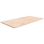 VidaXL Piano Bagno 100x50x1,5 cm in Legno Massello Non Trattato