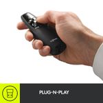 Logitech-R400-puntatore-wireless-RF-Nero