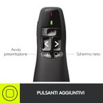 Logitech-R400-puntatore-wireless-RF-Nero