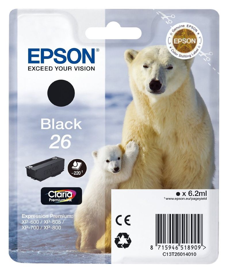 Epson-Polar-bear-Cartuccia-Nero