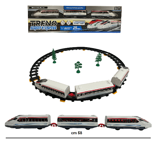 Giocoscuolaregalo  Trenino Giocattolo per Bambini Trenino Locomotiva Batteria Treno con Effetti Luminosi Locomotiva