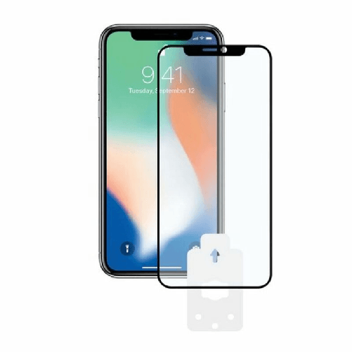 KSIX Protettore Schermo Vetro Temprato per Cellulare Iphone X, Xs KSIX 2.5D Nero