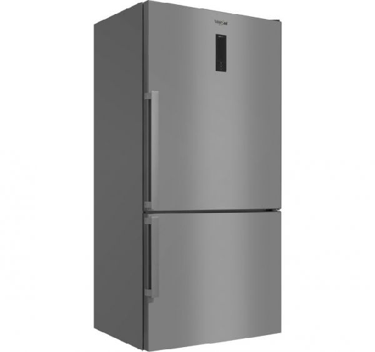 WHIRLPOOL FRIGO COMBINATO 588LTE NO FROST 84CM INOX W84BE 72 X 2