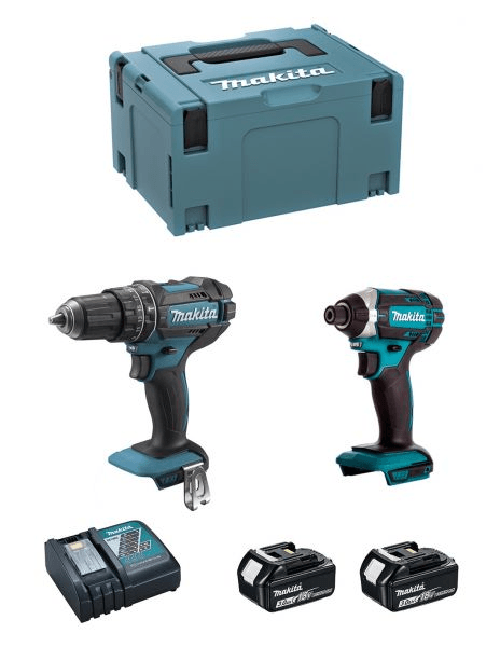 Makita kit dlx2131rfj (dhp482 + dtd152 + 2 x 3,0.. 8435587929963