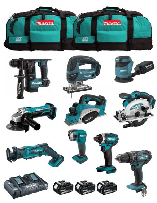 Makita kit mk1003 (dhp482+ dtd152+ dhr171+.. 8435587926009