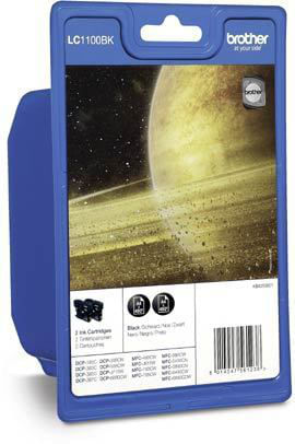 Brother-LC1100-Twin-Pack-cartuccia-d-inchiostro-2-pz-Originale-Nero