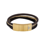 Police Bracciale Uomo Police PJ26551BSG.02 Pelle 19-21 cm