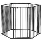 PawHut Cancellino per Cani Taglia Media Pieghevole e Modulabile in Metallo e Plastica, 123x102x90 cm