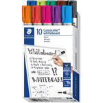 Staedtler Lumocolor 351 B10 evidenziatore 10 pz Tipo di punta Nero, Blu, Marrone, Verde, Azzurro, Verde chiaro