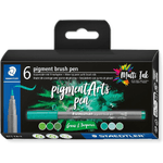 Staedtler 371 Confezione da 6 Pennarelli con Punta Morbida - Colori Brillanti e Vividi - Non Ingiallisce nel Tempo