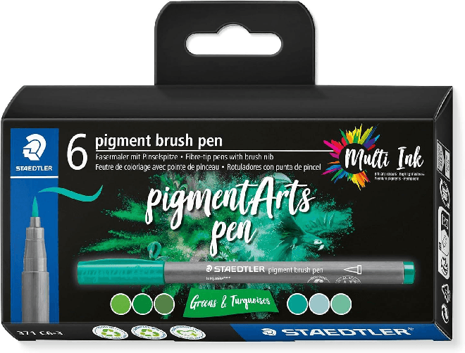 Staedtler-371-Confezione-da-6-Pennarelli-con-Punta-Morbida---Colori-Vividi-e-Brillanti---Non-Ingiallisce-nel-Tempo---Nuo