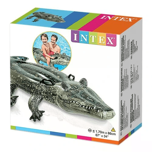 Intex 57551NP galleggiante da piscina e da spiaggia Multicolore Immagine Gonfiabile cavalcabile
