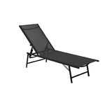 TrAdE Shop Traesio  Lettino Sdraio Mare Prendisole Reclinabile Pieghevole Praiano Piscina Sedia In Textilene -