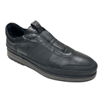 POLLINI SCARPE SNEAKERS UOMO POLLINI SKIPPER SB1019XX1H99999C PELLE NERO ORIGINALE AI